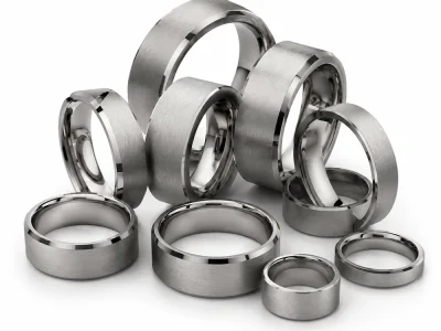 Custom Tungsten Carbide Ring Blanks and Finished Rings